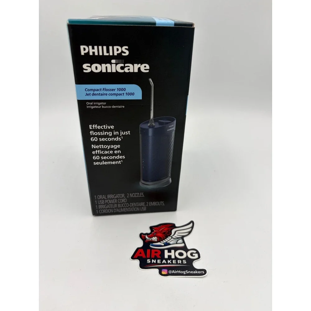 Philips Sonicare Compact Flosser 1000 Oral Irrigator Navy Blue HX3811/20
